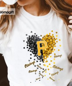 Pittsburgh Pirates Baseball Glitter Heart 2023 Shirt