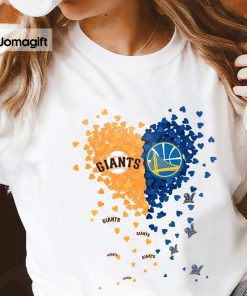 3 Unique San Francisco Giants Golden State Warriors Tiny Heart Shape T shirt