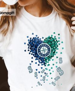 Unique Seattle Mariners Tiny Heart Shape T-shirt