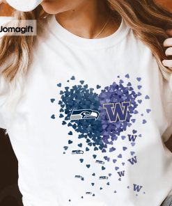 Seattle Seahawks Tiny Heart Shape T-shirt