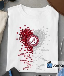 Alabama Crimson Tide Heart Shirt Hoodie Sweater Long Sleeve 2