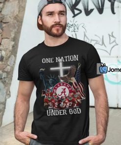 Alabama Crimson Tide One Nation Under God Shirt 4