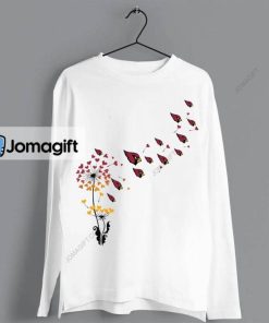 Arizona Cardinals Long Sleeve Shirt Dandelion Flower 1