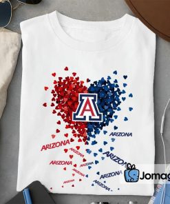 Arizona Wildcats Heart Shirt Hoodie Sweater Long Sleeve 2