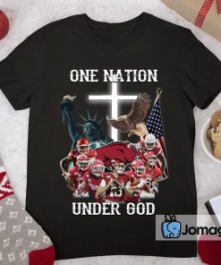 Arkansas Razorbacks One Nation Under God Shirt 2
