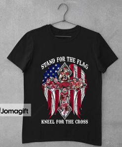 Arkansas Razorbacks Stand For The Flag Kneel For The Cross Shirt 1