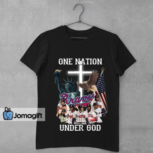 Atlanta Braves One Nation Under God Shirt