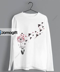 Atlanta Falcons Long Sleeve Shirt Dandelion Flower