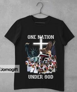 Best Atlanta Falcons One Nation Under God Shirt