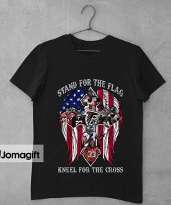 Atlanta Falcons Stand For The Flag Kneel For The Cross Shirt 1