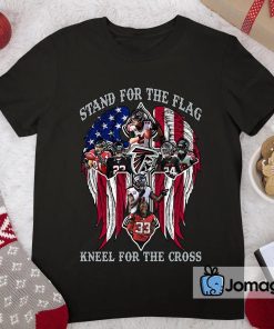 Atlanta Falcons Stand For The Flag Kneel For The Cross Shirt 2