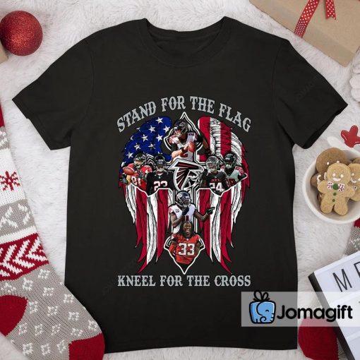 Atlanta Falcons Stand For The Flag Kneel For The Cross Shirt