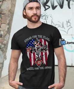 Atlanta Falcons Stand For The Flag Kneel For The Cross Shirt 4