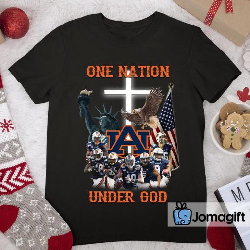 Auburn Tigers One Nation Under God Shirt