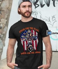 Auburn Tigers Stand For The Flag Kneel For The Cross Shirt 4