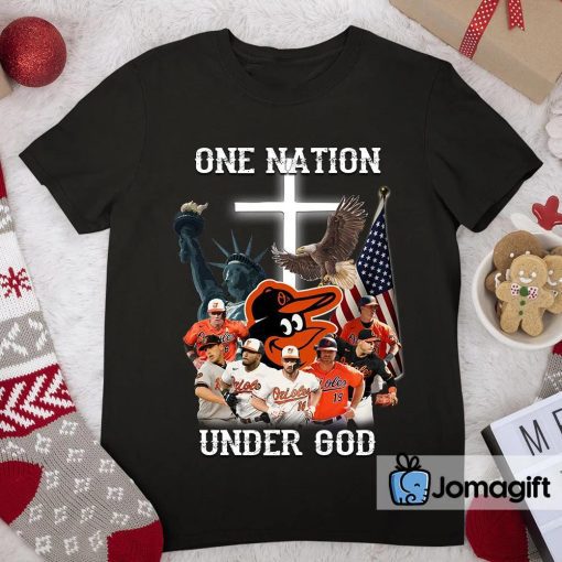 Baltimore Orioles One Nation Under God Shirt