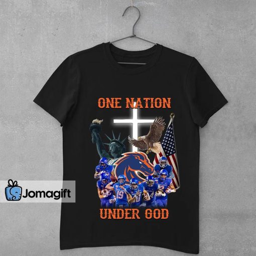 Boise State Broncos One Nation Under God Shirt