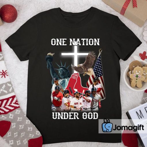 Boston Red Sox One Nation Under God Shirt