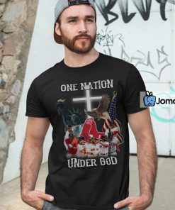 Boston Red Sox One Nation Under God Shirt 4