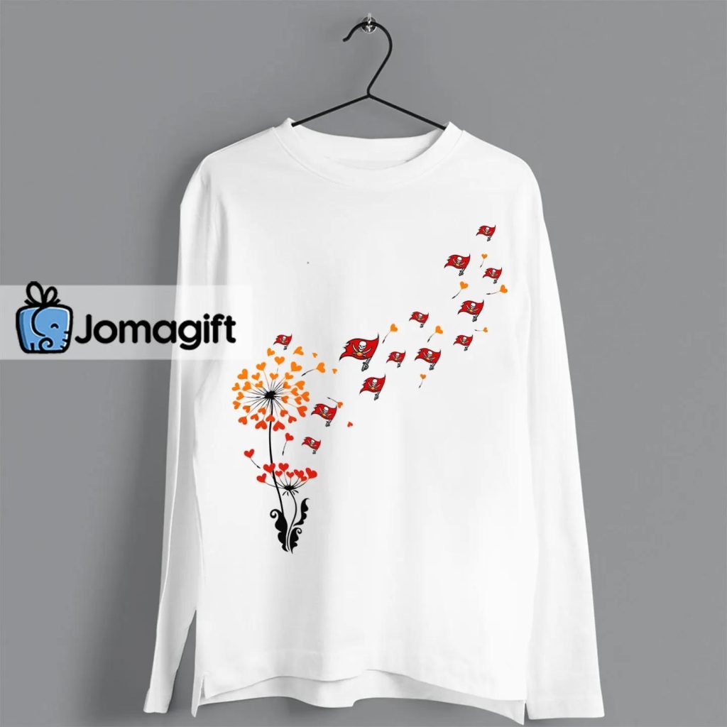 Buccaneers Long Sleeve Shirt Dandelion Flower 1