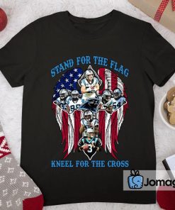 Carolina Panthers Stand For The Flag Kneel For The Cross Shirt 2