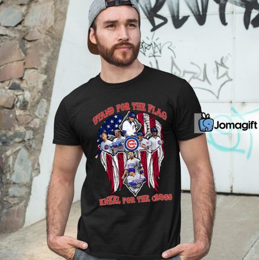 Chicago Cubs Stand For The Flag Kneel For The Cross Shirt
