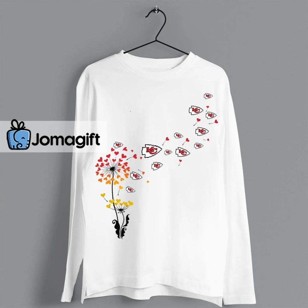 Chiefs Long Sleeve Shirt Dandelion Flower 1