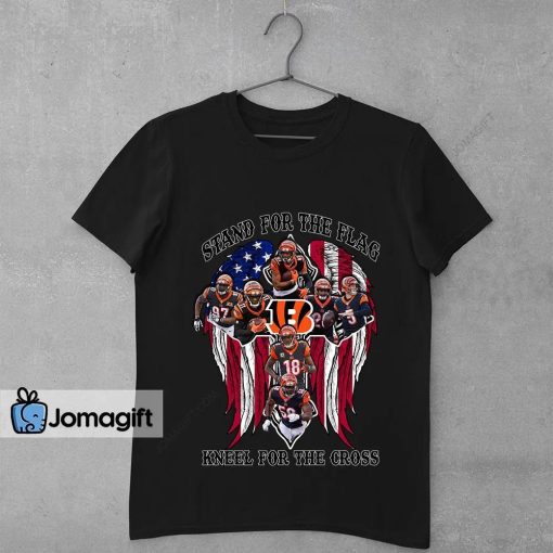 Cincinnati Bengals Stand For The Flag Kneel For The Cross Shirt