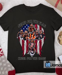 Cincinnati Bengals Stand For The Flag Kneel For The Cross Shirt 2