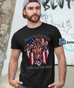 Cincinnati Bengals Stand For The Flag Kneel For The Cross Shirt 4