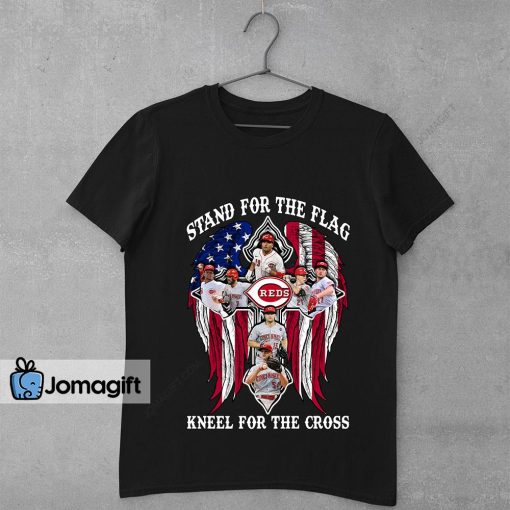 Cincinnati Reds Stand For The Flag Kneel For The Cross Shirt