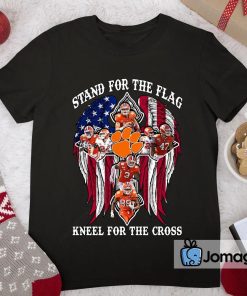 Clemson Tigers Stand For The Flag Kneel For The Cross Shirt 2