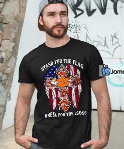 Clemson Tigers Stand For The Flag Kneel For The Cross Shirt