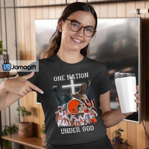 Cleveland Browns One Nation Under God Shirt