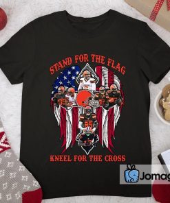 Cleveland Browns Stand For The Flag Kneel For The Cross Shirt 2