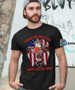 Cleveland Browns Stand For The Flag Kneel For The Cross Shirt 4