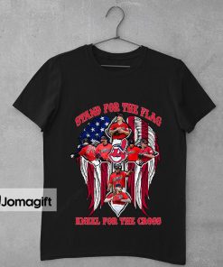 Cleveland Guardians Stand For The Flag Kneel For The Cross Shirt 1
