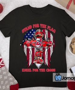 Cleveland Guardians Stand For The Flag Kneel For The Cross Shirt 2