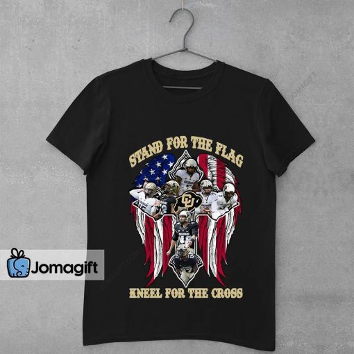 Colorado Buffaloes Stand For The Flag Kneel For The Cross Shirt