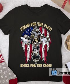 Colorado Buffaloes Stand For The Flag Kneel For The Cross Shirt 2