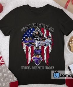 Colorado Rockies Stand For The Flag Kneel For The Cross Shirt 2