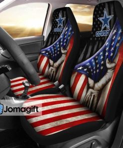 Dallas Cowboys Seat Covers Hand Pulling Flag