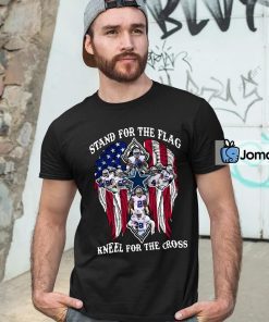 Dallas Cowboys Stand For The Flag Kneel For The Cross Shirt
