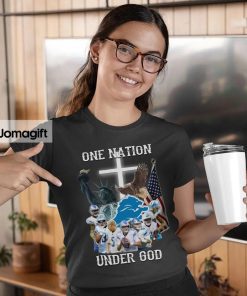 Detroit Lions One Nation Under God Shirt 3