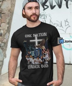 Detroit Tigers One Nation Under God Shirt