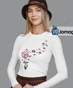 Georgia Bulldogs Long Sleeve Shirt Dandelion Flower