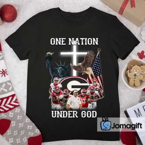 Georgia Bulldogs One Nation Under God Shirt
