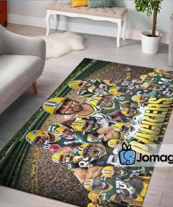 Best Green Bay Packers Area Rug Football Team Gift