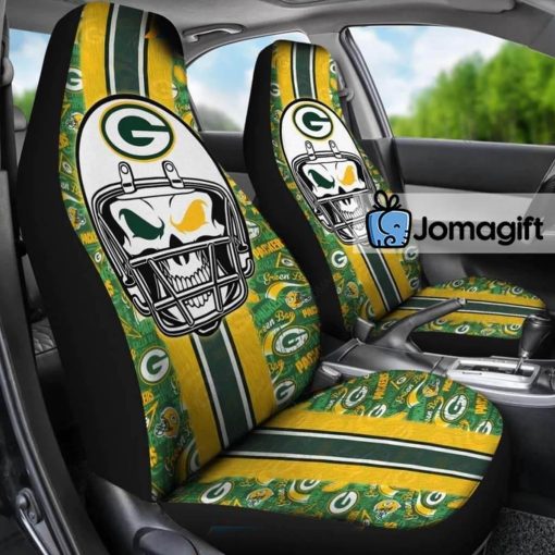 Best Sellers Green Bay Packers Skull Helmet Seat Covers Car