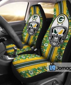 Best Sellers Green Bay Packers Skull Helmet Seat Covers Car - Jomagift